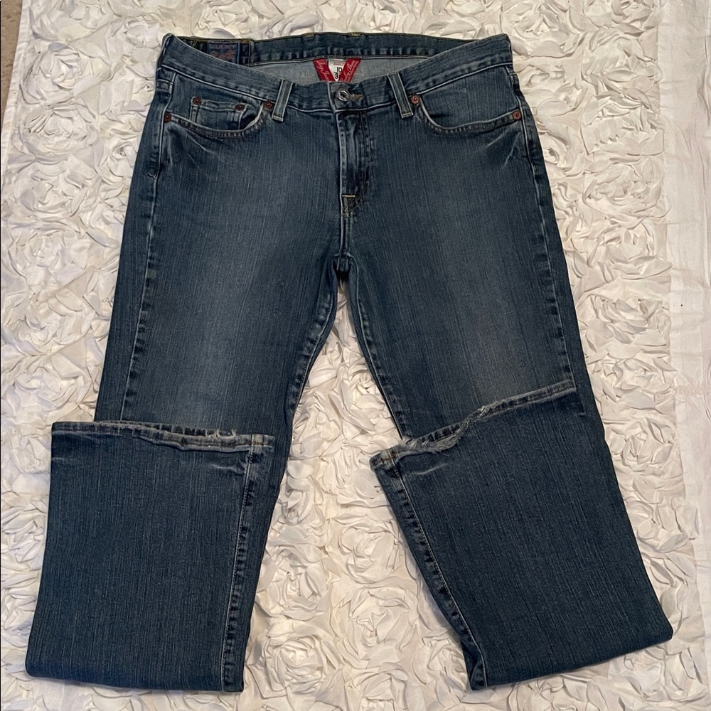 Lucky Brand Dark Blue Straight Leg Jeans